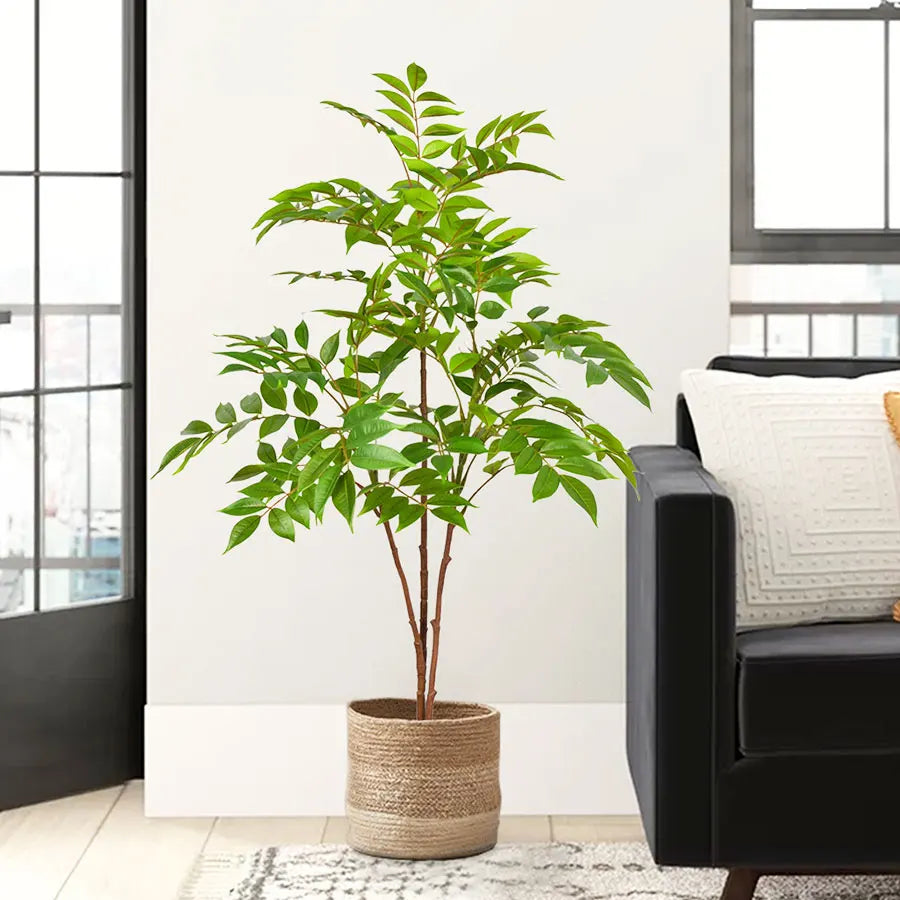 Large artificial plants fake ficus decorative tree for indoor and outdoor use