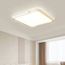 Modern LED ceiling light with remote control and versatile circular design