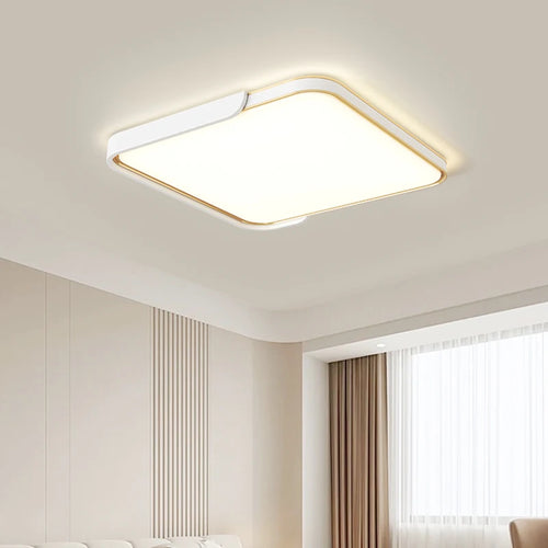 Modern LED ceiling light with remote control and versatile circular design - vue 3 sur 9