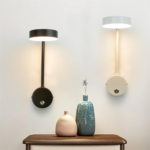 Modern LED wall light with rotary switch for home decoration - vue 5 sur 18
