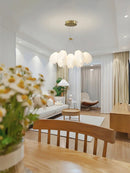 Modern suspended chandelier for energy-saving indoor lighting