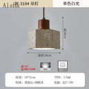 Japanese retro cave stone pendant light