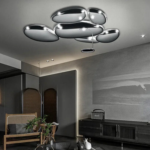 Modern simple design LED ceiling light decorative indoor fixture - vue 4 sur 8