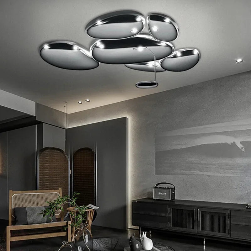 Modern simple design LED ceiling light decorative indoor fixture - vue 4 sur 8