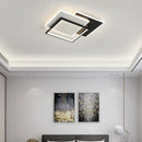 Modern dimmable rectangular chandelier for stylish interiors