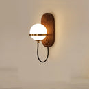 Chinese black walnut wall light