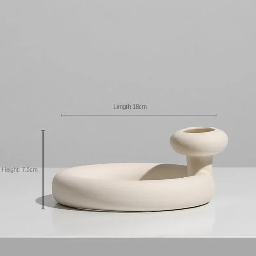 modern ceramic vase for dried flowers interior decoration - vue 13 sur 16