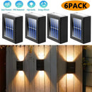 Outdoor solar up and down spot lights