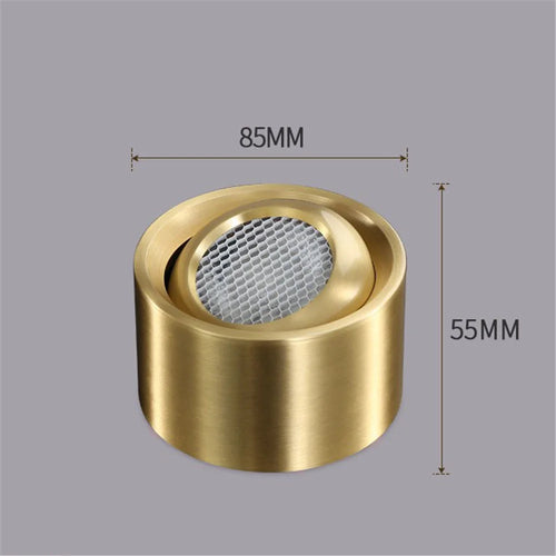 Adjustable copper ceiling light for interior decoration - vue 11 sur 10