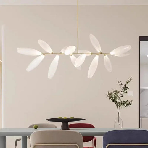 Modern nordic glass chandelier for interior decoration - vue 3 sur 14