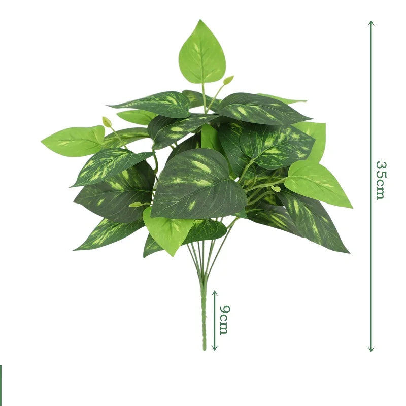 Artificial silk bamboo leaves for elegant decoration - vue 23 sur 32