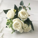Small artificial flower bouquet for spring decoration and weddings