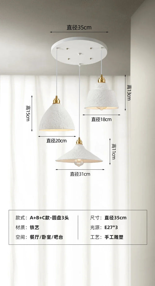 Handcrafted wabi-sabi pendant light for modern Japanese ambience - vue 17 sur 16