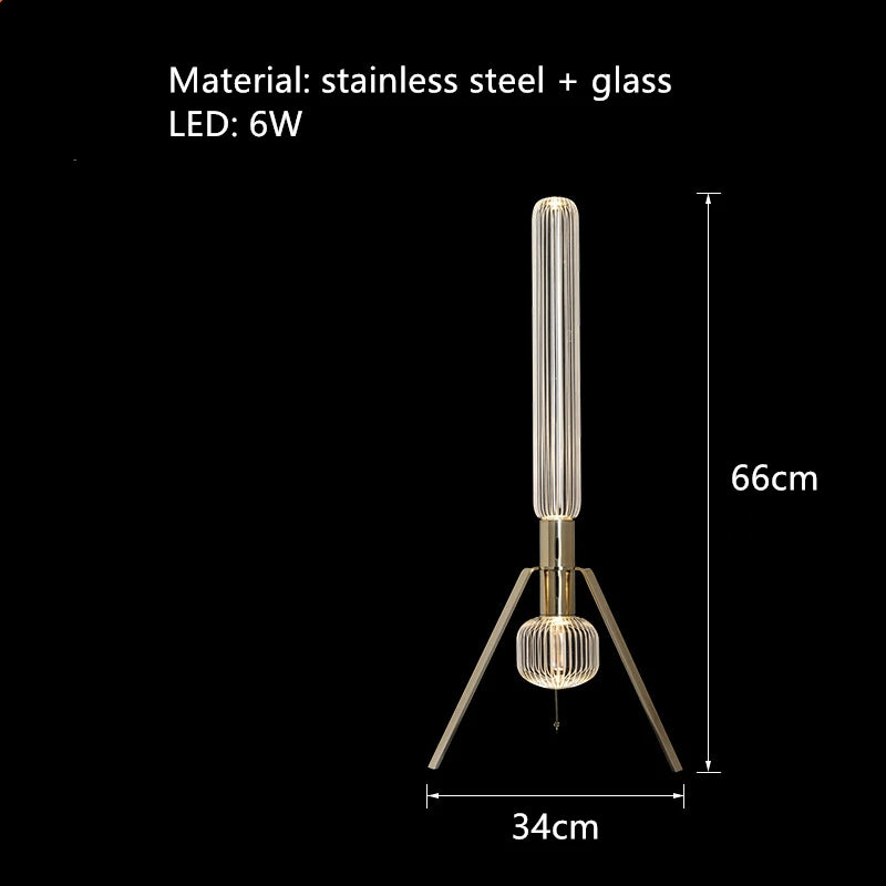 Adjustable nordic clear glass light tube pendant - vue 16 sur 20