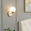 Modern Nordic style double head glass wall light