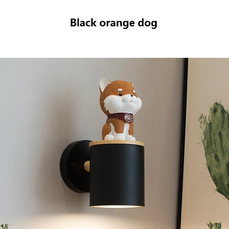 Nordic wall light with switch in iron and resin - vue 11 sur 16