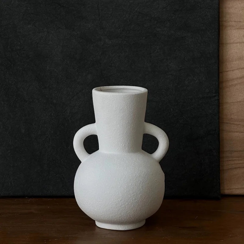 Nordic ceramic vases for elegant floral decoration
