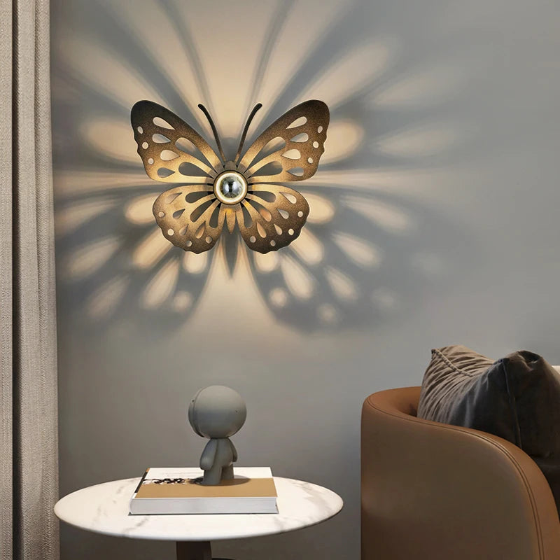 Decorative nordic iron LED wall light for stylish interiors