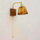 Japanese vintage wooden wall light minimalist LED lamp
