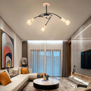 Modern sputnik chandelier industrial style for elegant interiors