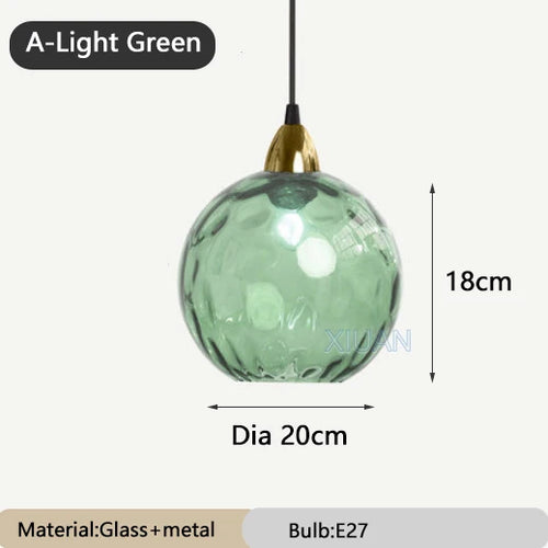 Colourful glass chandelier for restaurant - vue 12 sur 25