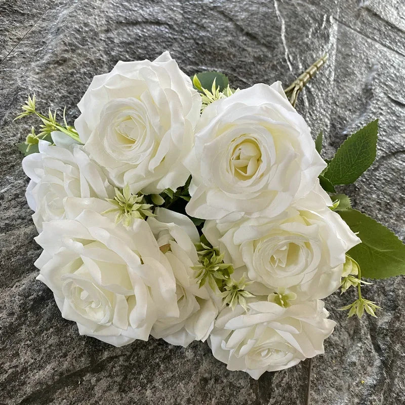 Decorative artificial rose bouquet for events and venues