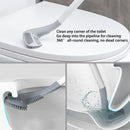 silicone cleaning brushes with holder for bathroom