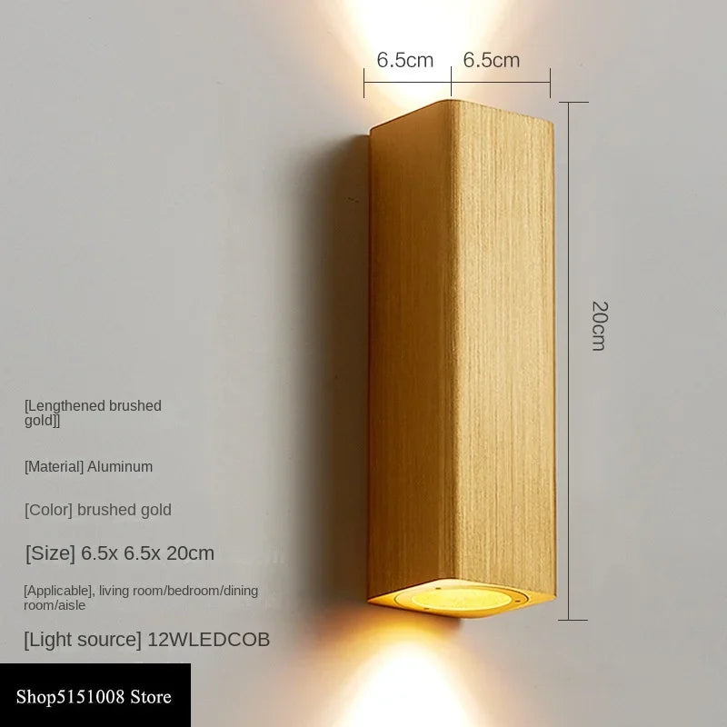 Modern indoor LED wall light - vue 10 sur 15