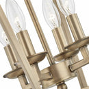 Gold LED birdcage pendant lampshade