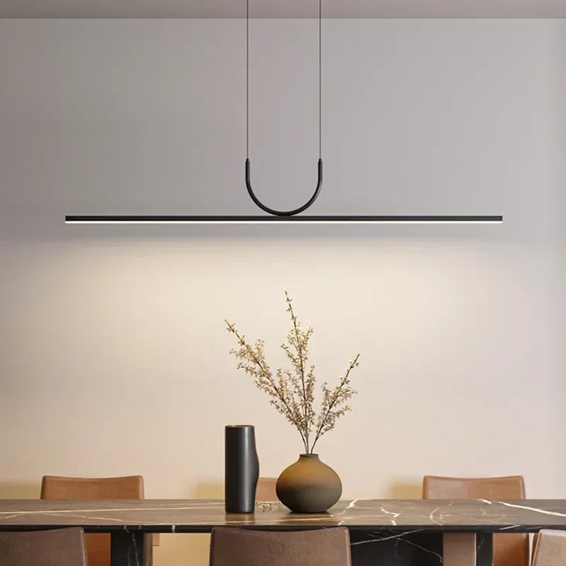 Simple modern LED chandeliers for table pendant lighting