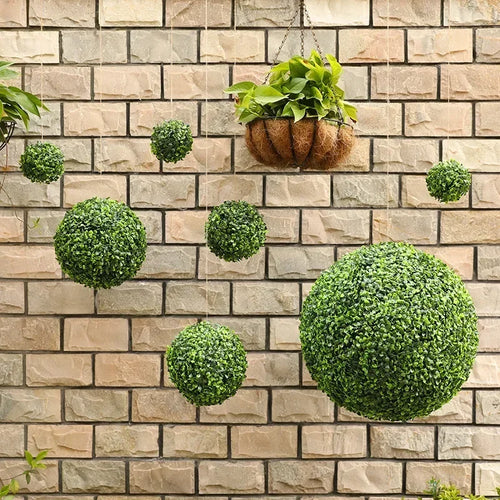 Artificial boxwood decorative ball for garden, wedding and balcony - vue 5 sur 10
