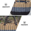 plastic woven basket for various storage and organization