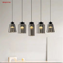 Trendy bottle-shaped LED chandelier for modern interiors