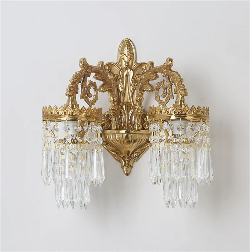 Copper wall light for modern interior decoration - vue 6 sur 7