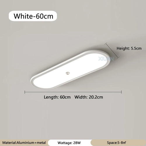 Modern round ceiling light with PIR motion sensor - vue 17 sur 18