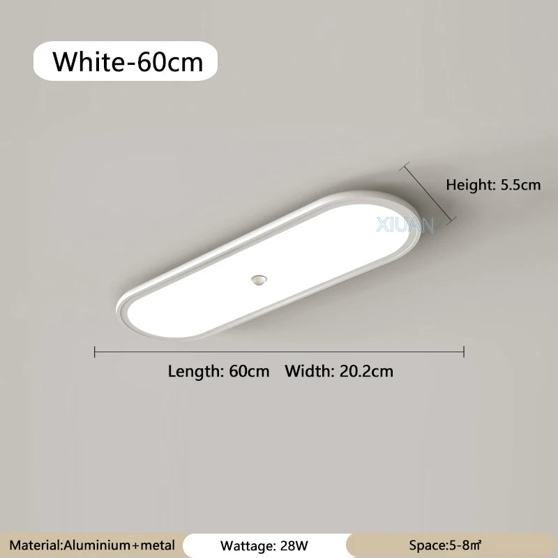 Modern round ceiling light with PIR motion sensor - vue 16 sur 18