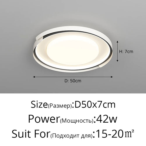 Modern dimmable LED ceiling light for all spaces - vue 11 sur 12