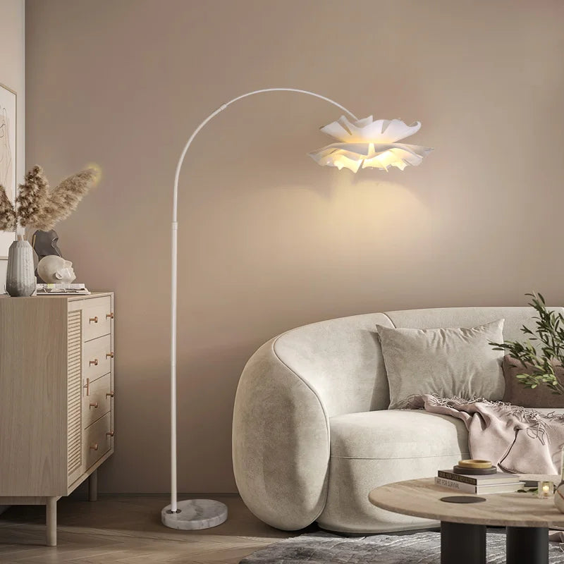Acrylic floor lamp for elegant interior décor