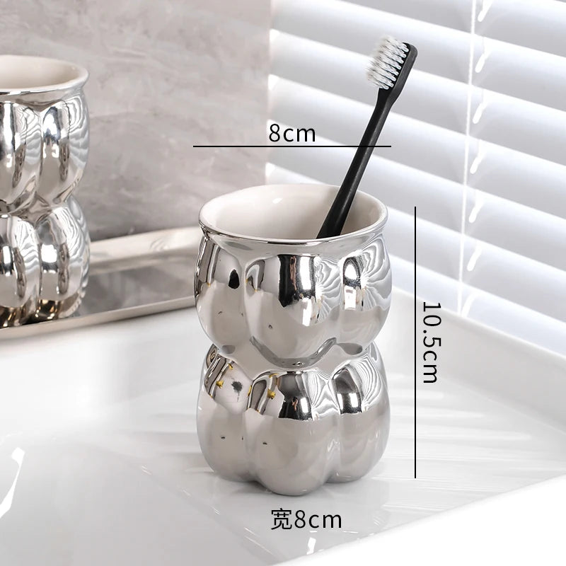 luxury decoration creative bathroom accessories - vue 21 sur 22