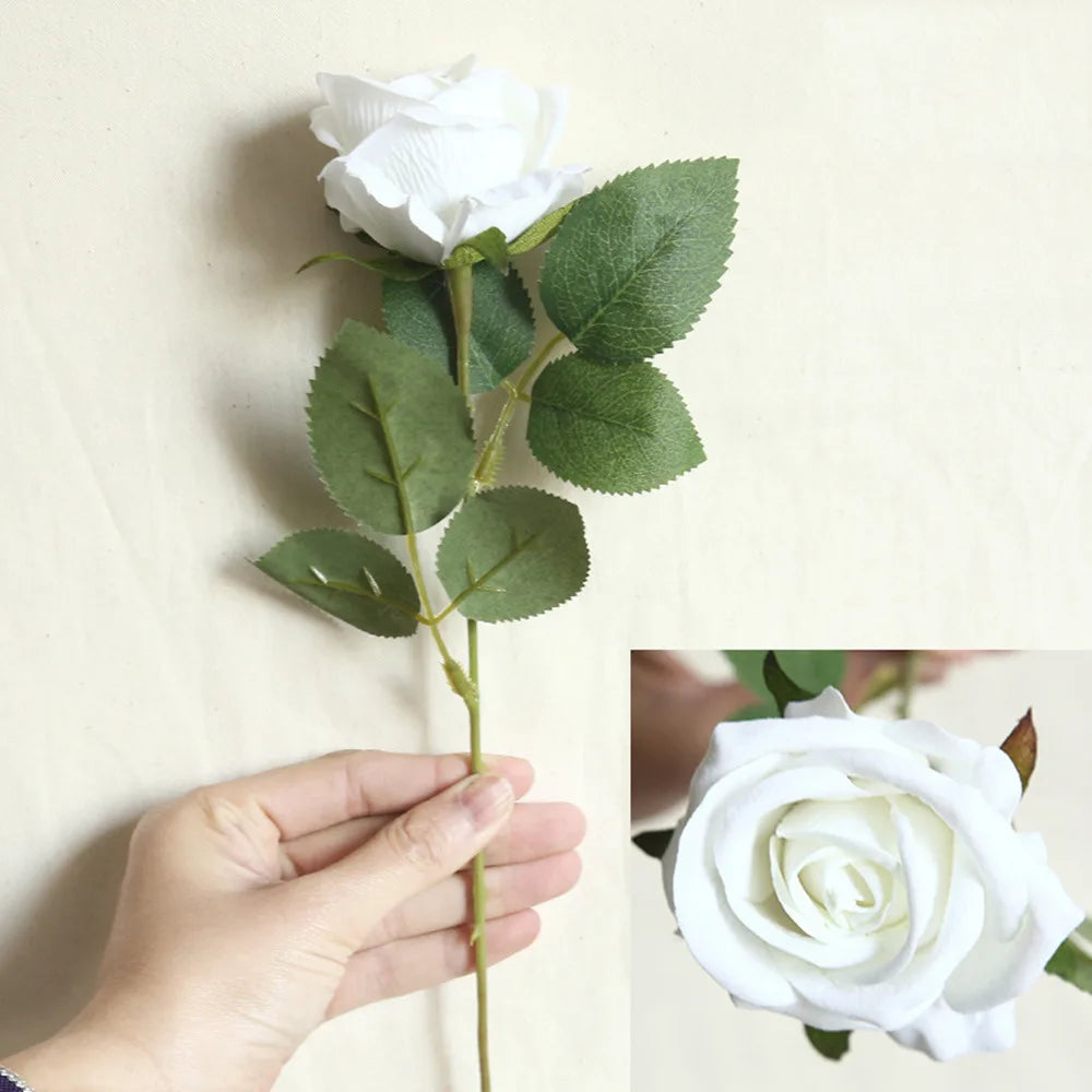 Artificial flannel flower for indoor and wedding decoration - vue 13 sur 15