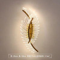 Nordic modern art wing wall light luxury porch lamp