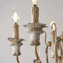 Vintage French wood chandelier art design light