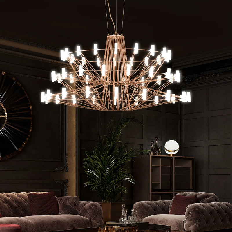 Vintage post-modern pendant chandelier for decoration
