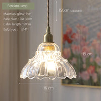 Japanese style glass and brass pendant light nordic luxury design