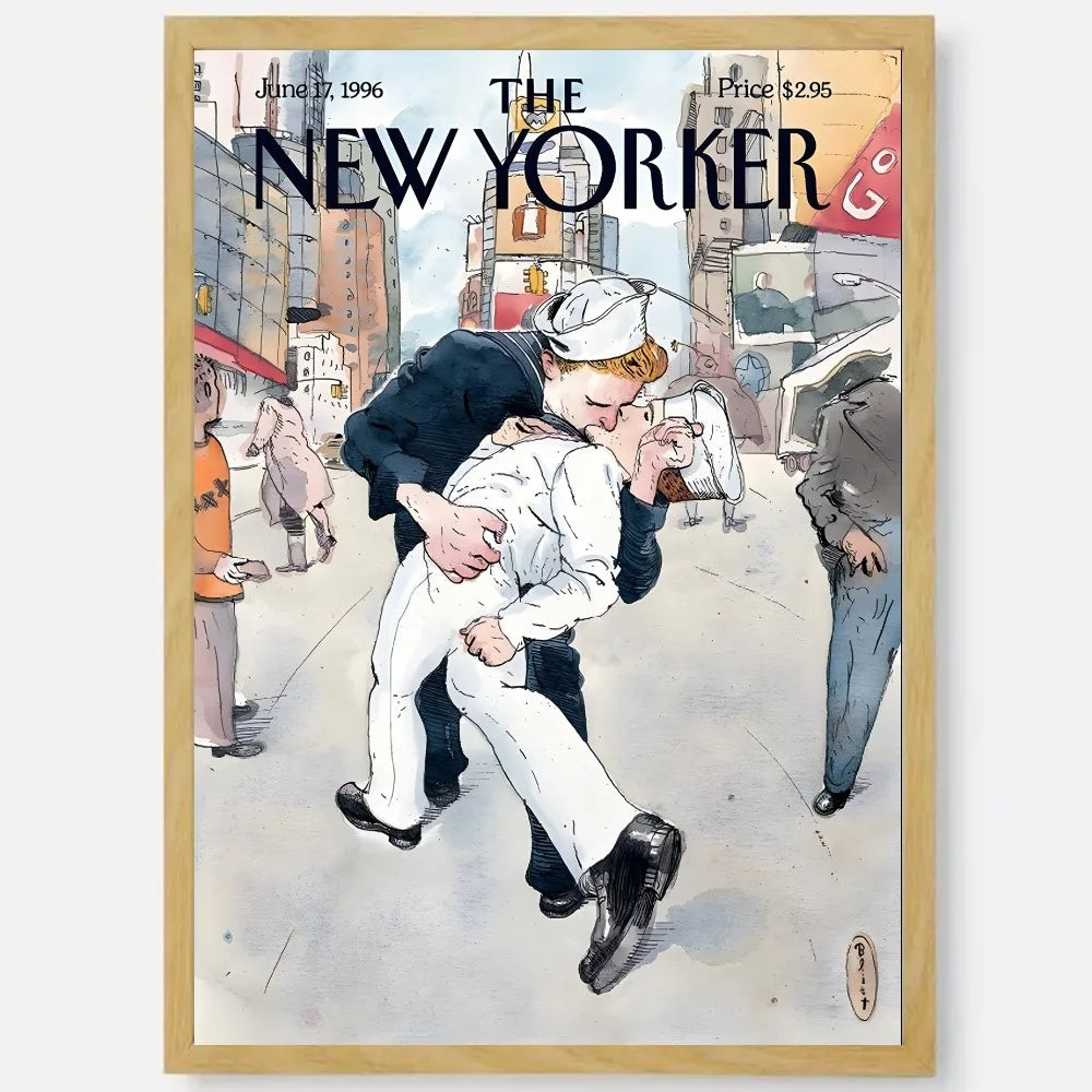 New Yorker poster waterproof wall art sticker aesthetic decoration