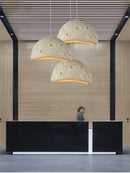 Nordic wabi sabi style creative artistic LED chandelier