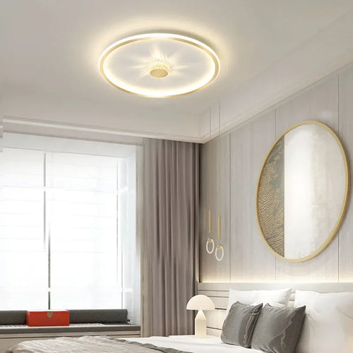 Modern LED ceiling light for stylish home interiors - vue 3 sur 12