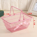 mini iron basket for storing jewelry and cosmetics