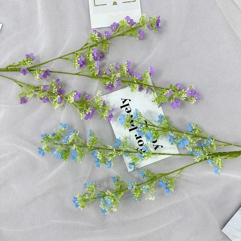 Artificial silk gypsophila branches for indoor decoration