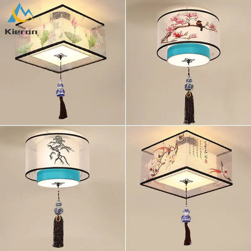 Modern lotus bird LED ceiling light for hotel decoration - vue 4 sur 30